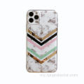 iPhone 12 အတွက် Geometric Patterns Silicone Phone Case